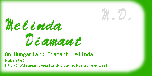 melinda diamant business card